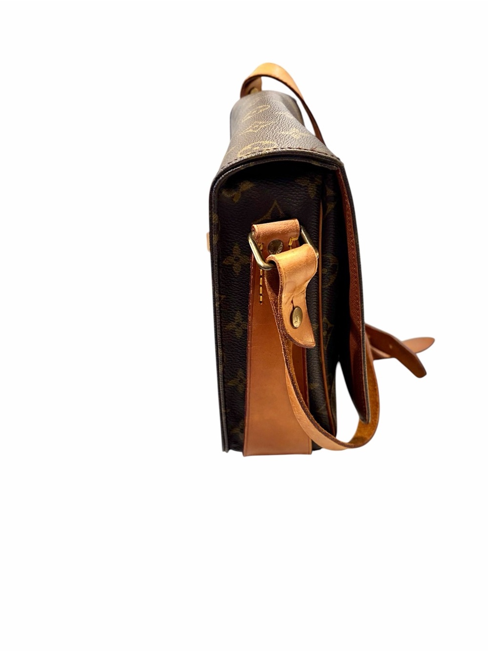 Louis Vuitton Monogram Crossbody Bag Authentic 'Cartouchière GM' - Picture 11 of 17